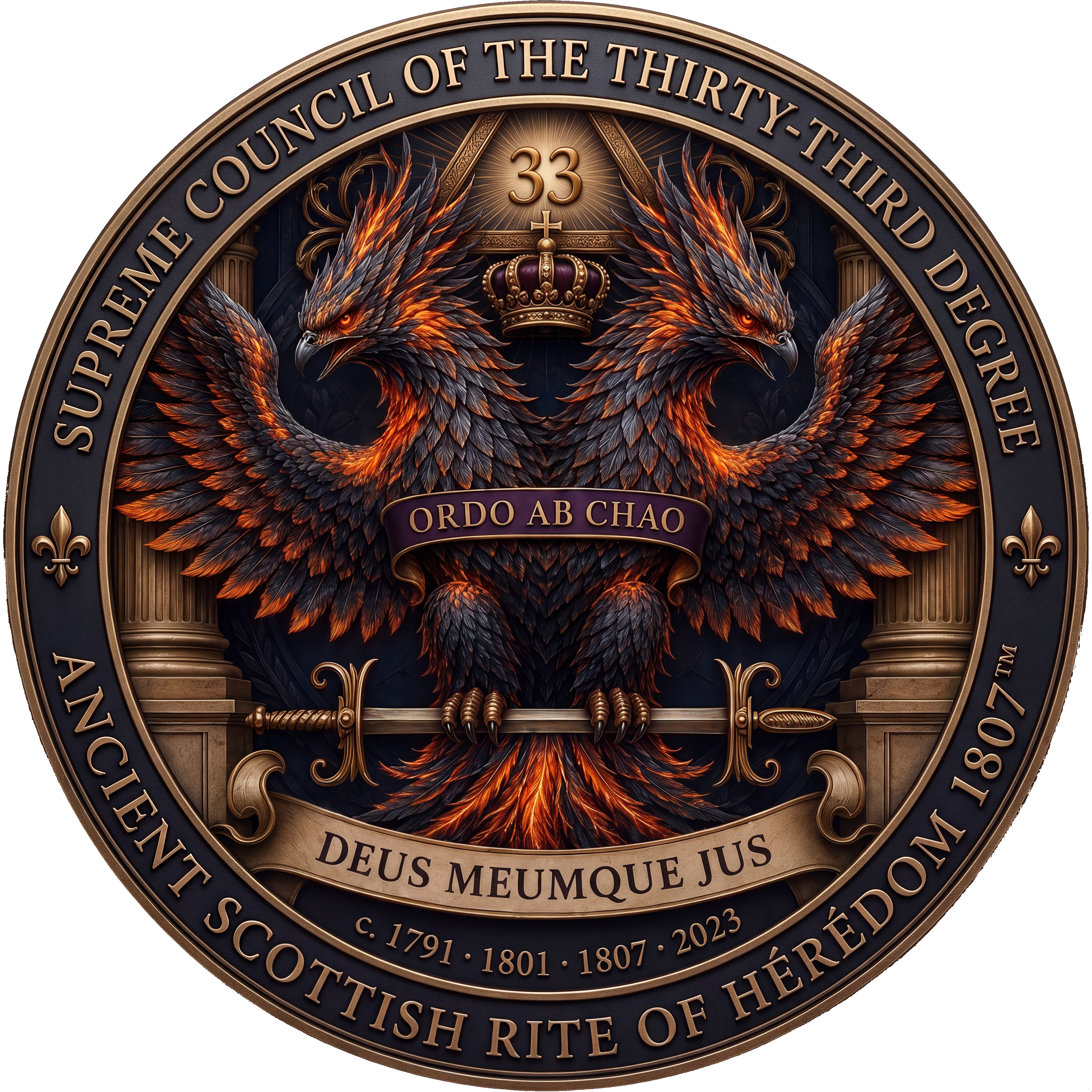 Supreme Council of the Thirty-Third Degree emblem
